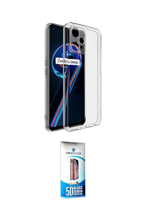 ieg™ 9 Pro 5G Kılıf Zirve Doku - Siyah 5D Eko Cam Ekran Koruyucu
