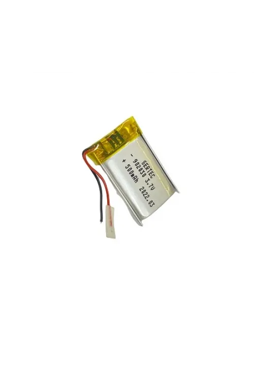 902030 3.7V 500 mAh Li-Polymer Pil (Devreli/1.5A)