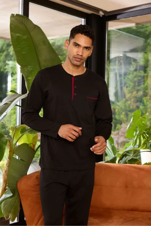ieg™  9250 Erkek Midi Yaka Pijama Takım