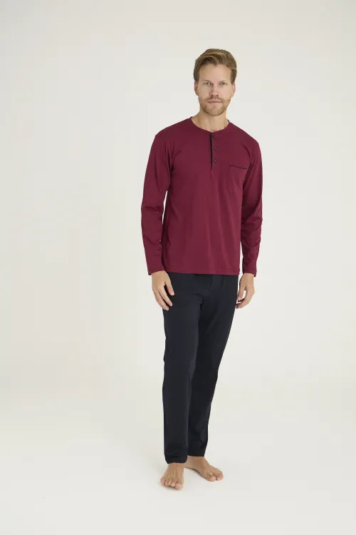 ieg™  9250 Erkek Midi Yaka Pijama Takım