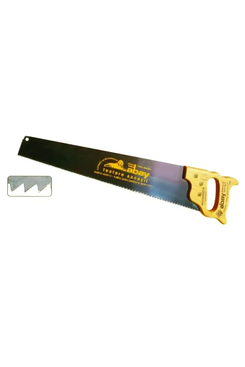 ieg™ Abay Alçıpan Mavi Çelik Pala Testere 50 cm - Ahşap Sap
