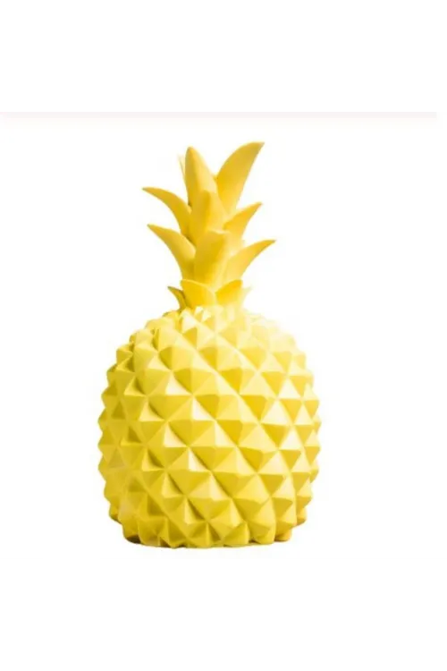 Ananas Şeklinde Desenli Büyük Boy Pilli Masa ve Gece Lambası