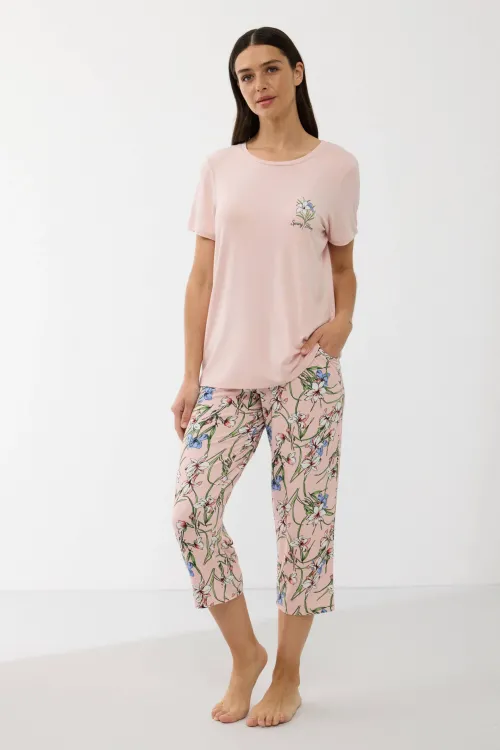 ieg™ Anıl 11665 Kadın T-Shirt Ve Pantalon Takım