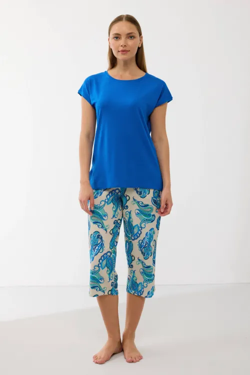 ieg™ Anıl 11702  Kadın T-Shirt Ve Pantalon Takım