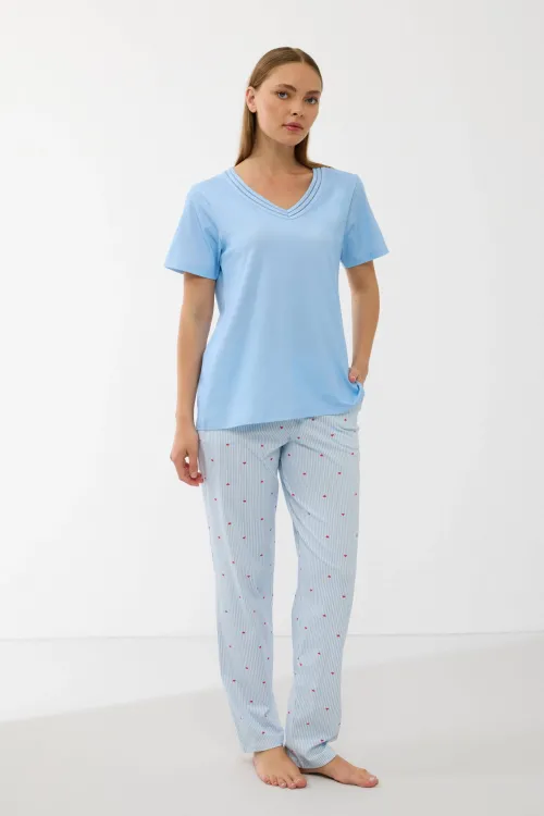 ieg™ Anıl 11733  Kadın T-Shirt Ve Pantalon Takım