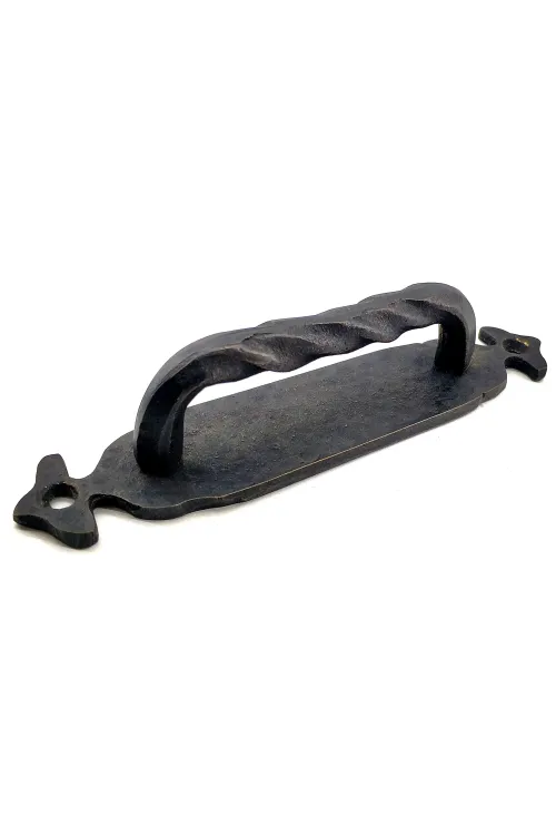 ieg™ Antika Tarz Dekoratif Pirinç Burgulu Çekme Kol - 148x33 mm, Oksit