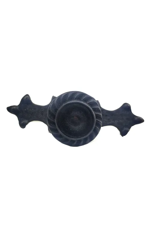 ieg™ Antika Tarz Dekoratif Pirinç Çizgili Düğme - 35x100 mm, Büyük, Oksit