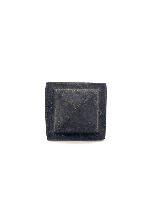 ieg™ Antika Tarz Dekoratif Pirinç Flanşlı Piramit Kabara - 29 mm, Oksit