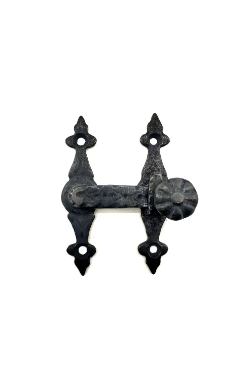 ieg™ Antika Tarz Dekoratif Pirinç Kapı, Pencere Mandalı - 82x65 mm, Oksit
