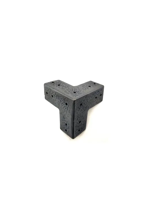 ieg™ Antika Tarz Dekoratif Pirinç Köşe Gönye - 68x68 mm, Oksit