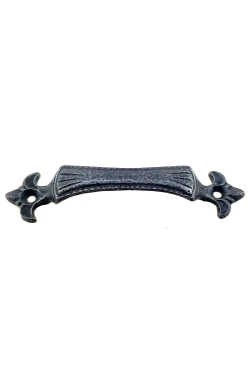 ieg™ Antika Tarz Dekoratif Pirinç Lale Mobilya Kulbu - 27x115 mm, Oksit
