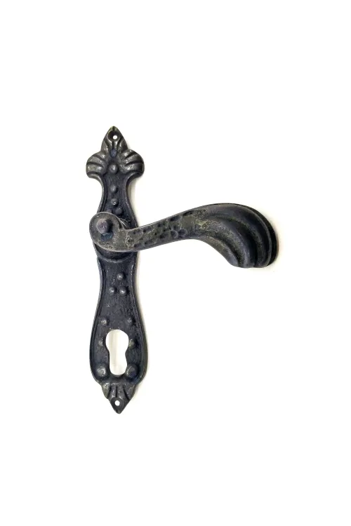 ieg™ Antika Tarz Dekoratif Pirinç Mevlana Yale Kapı Kolu - 228x48 mm, Oksit