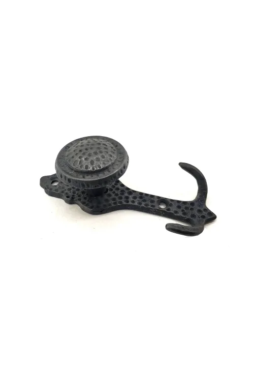 ieg™ Antika Tarz Dekoratif Pirinç Portmanto Askı - 115x51 mm, Oksit
