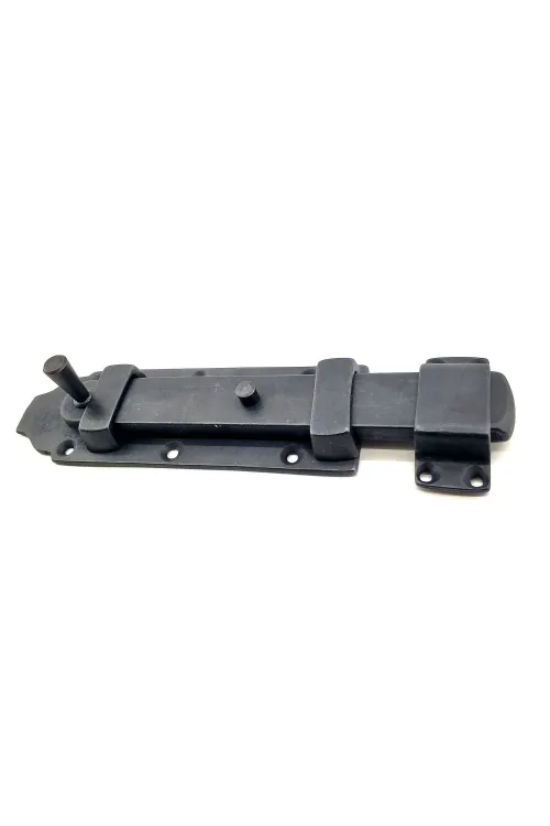 ieg™ Antika Tarz Dekoratif Pirinç Yassı Kapı Sürgüsü - 55x215 mm, Oksit