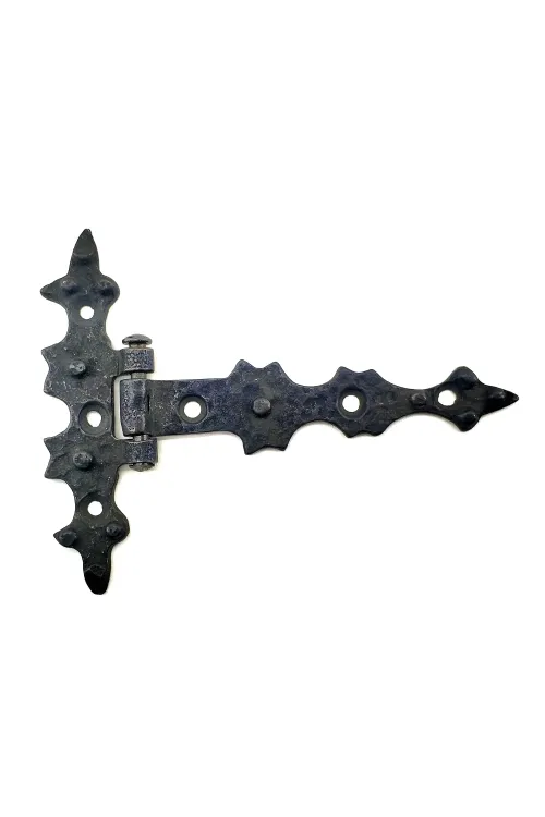 ieg™ Antika Tarz Dekoratif Pirinç Yıldız Kuyruklu Menteşe - 85x110 mm, Oksit