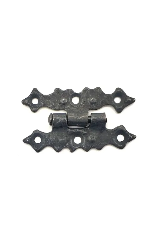 ieg™ Antika Tarz Dekoratif Pirinç Yıldız Menteşe - 63x36 mm, Oksit