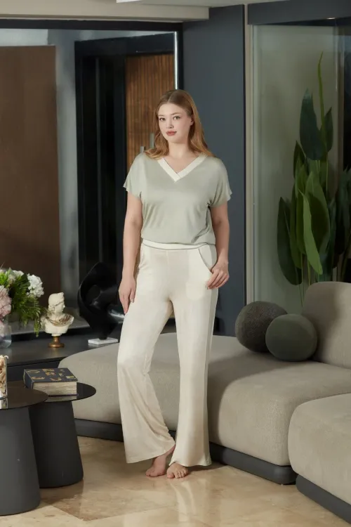 ieg™ Aqua 26888 Kadın Kısa Kol Pijama Takımı