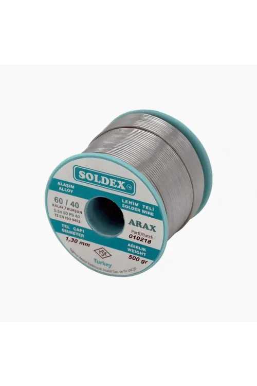 Arax 60-40 Lehim Teli 500 Gr 1.6 mm - Sn:60 / Pb:40
