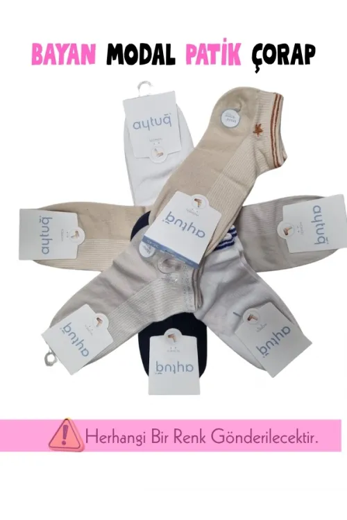 ieg™ Aytuğ 33285 Kadın Modal Patik Çorap
