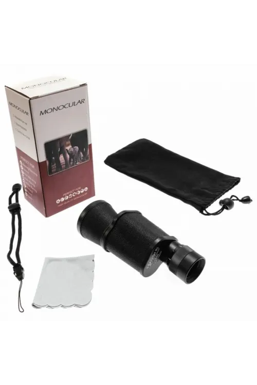 Baigish 10X40 Metal Deri Kaplamalı Rus Modeli Monoküler Dürbün