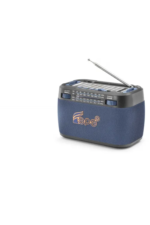 Bluetooth Fm Radyo Usb Tf Aux Solar Şarjli Taşinabi̇li̇r Kamp Hoparlör FP395S