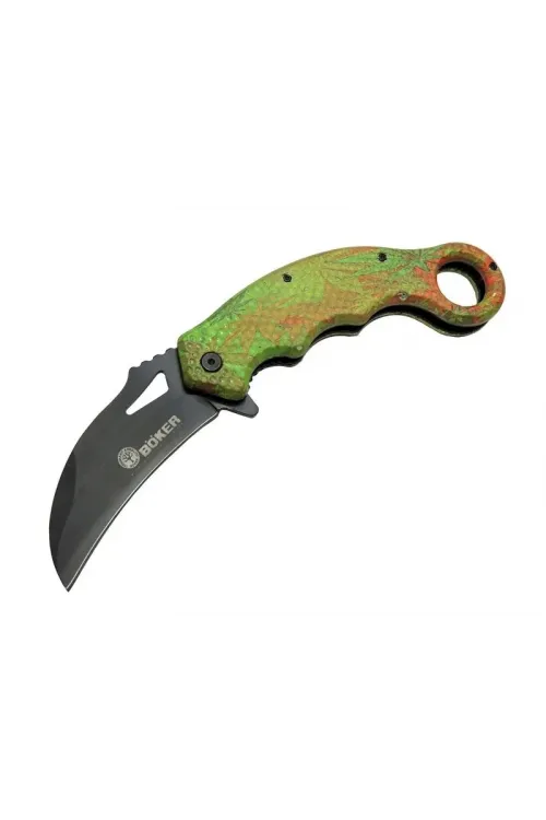 ieg™ Böker Bukalemun 471B Karambit Kamp Çakı 20 cm - Plastik Sap