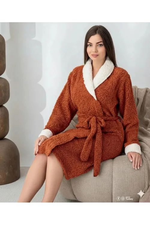 ieg™ Boyraz 0040 Kadın Sharpi Welsolf Sabahlık