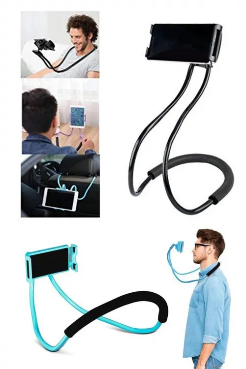 ieg™  Boyuna Asılan Ergonomik 360 Derece Cep Telefonu Tutucu Stand