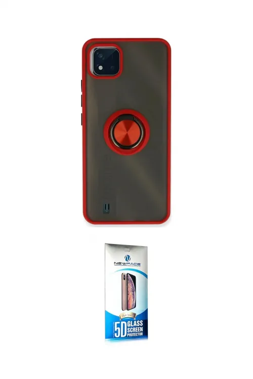 ieg™ C11 2021 Kılıf Yörünge Çizgi - Siyah 5D Eko Cam Ekran Koruyucu