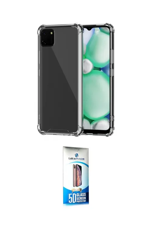 ieg™ C11 Kılıf İz Form Prime - Siyah 5D Eko Cam Ekran Koruyucu