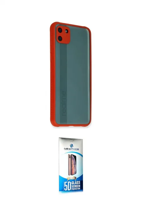 ieg™ C11 Kılıf Nova Asil Özel Seri - Siyah 5D Eko Cam Ekran Koruyucu