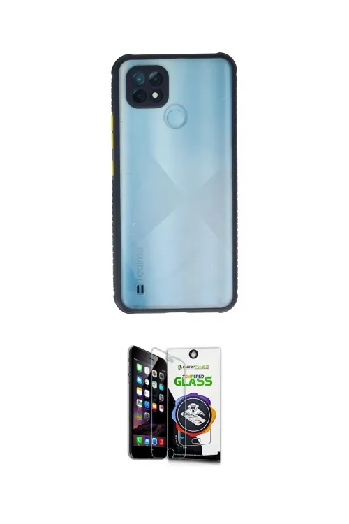 ieg™ C21 Kılıf Nova Asil Özel Seri - Şeffaf Temperli Cam Ekran Koruyucu