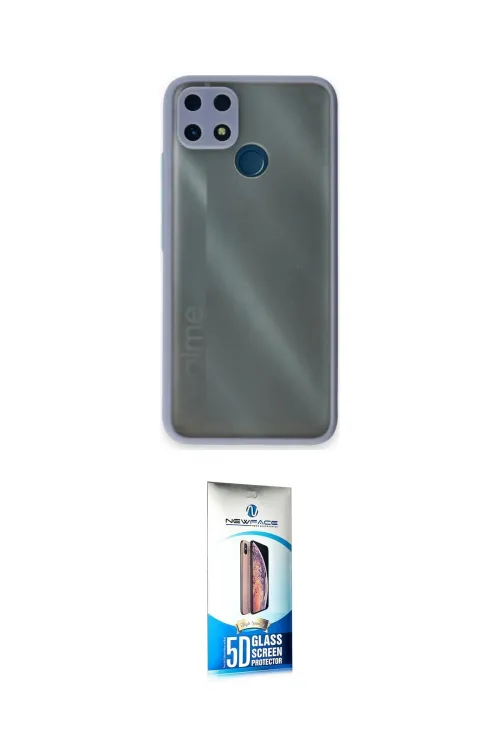 ieg™ C25 Kılıf Ahenk Çizgi Serisi - Siyah 5D Eko Cam Ekran Koruyucu