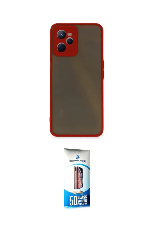 ieg™ C35 Kılıf Ahenk Çizgi Serisi - Siyah 5D Eko Cam Ekran Koruyucu