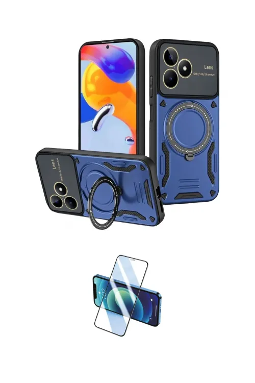 ieg™ C53 Kılıf Kıvılcım Modern Serisi - Siyah 3D Antistatik Cam Ekran Koruyucu