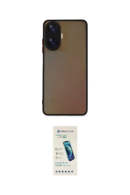 ieg™ C55 Kılıf Ahenk Çizgi Serisi - Şeffaf Pasifik Cam Ekran Koruyucu