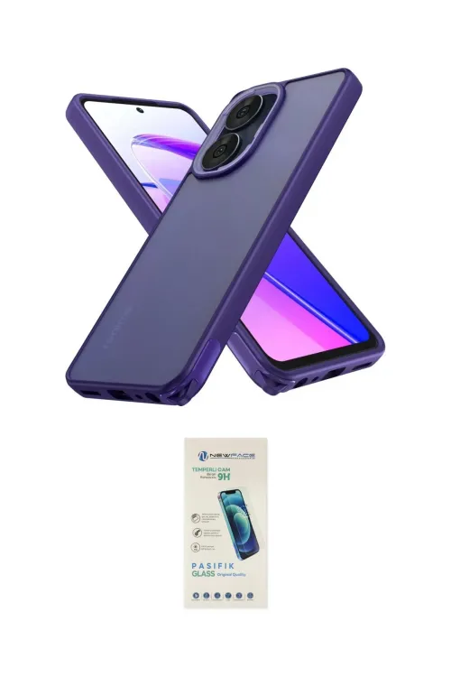 ieg™ C55 Kılıf Atlas Form - Şeffaf Pasifik Cam Ekran Koruyucu