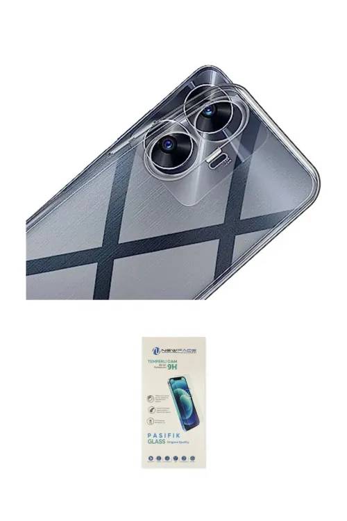 ieg™ C55 Kılıf Zirve Doku - Şeffaf Pasifik Cam Ekran Koruyucu