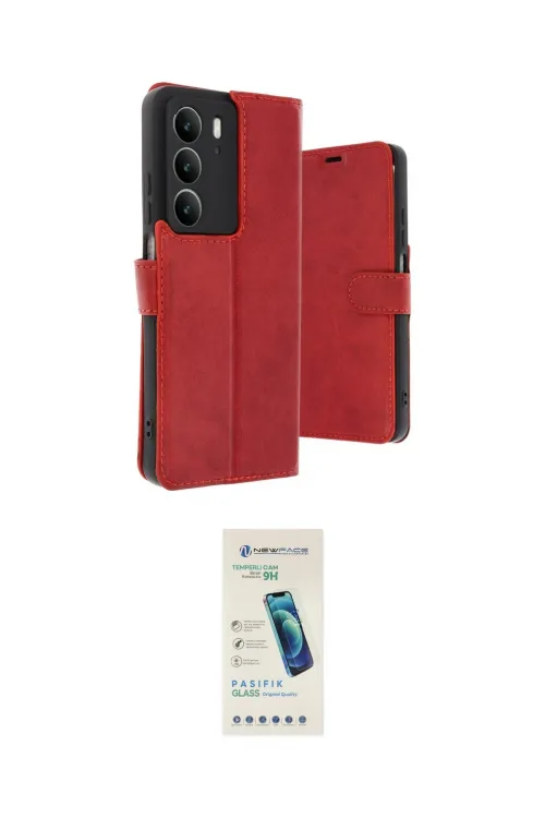 ieg™ C75 4G Kılıf Siluet Işık Serisi - Şeffaf Pasifik Cam Ekran Koruyucu