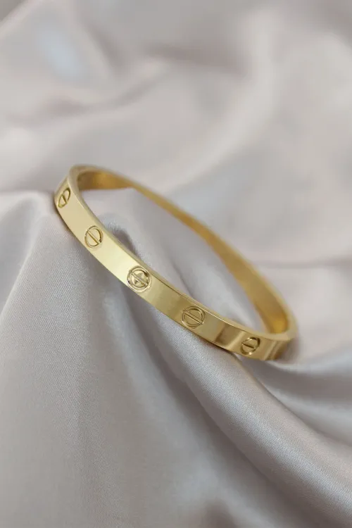 316L Çelik Gold Renk Bileklik TJ-BB4117