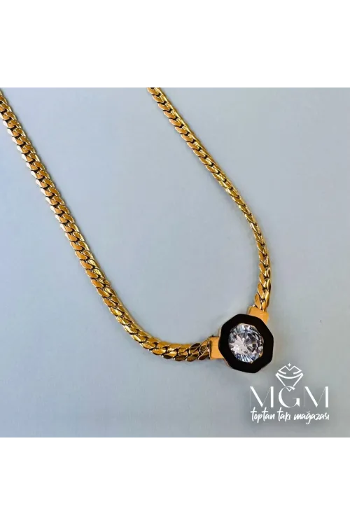 IEG - Çelik Kolye Gold