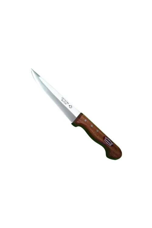 ieg™ Çetintaş Bursa Kurban ve Kasap Bıçağı No:0, 12 cm, Ahşap Gül Sap