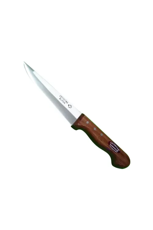 ieg™ Çetintaş Bursa Kurban ve Kasap Bıçağı No:2, 16 cm, Ahşap Gül Sap