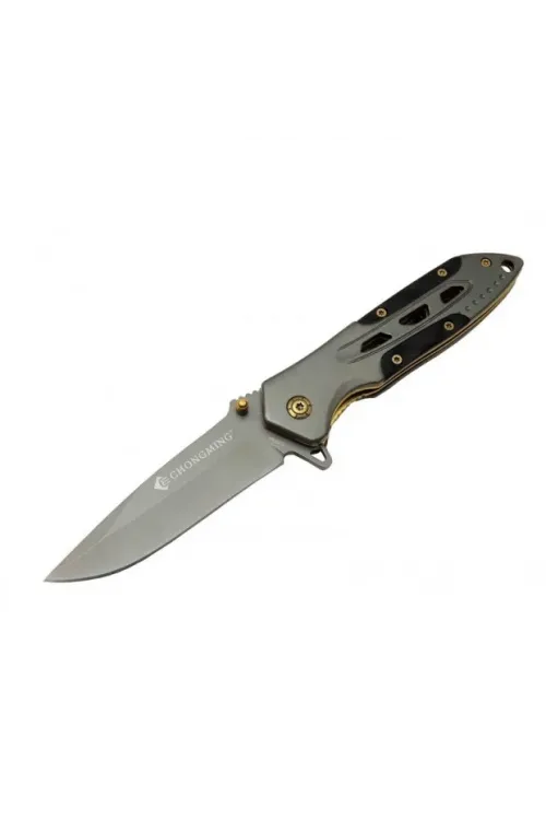 ieg™ Chongming CM84 Çakı Titanyum Gold 20 cm Manuel, Kemerlikli