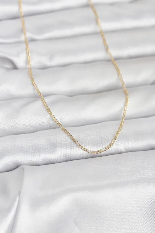 CM 14K Gold Renk 60 cm Zincirli Kadın Kolye TJ-BKO10949