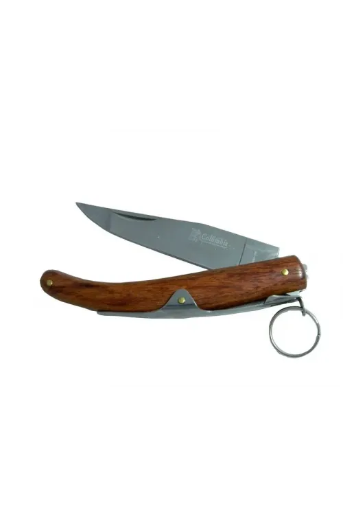 ieg™ Columbia Okapi GC2079A Kahverengi Cep Çakısı 20cm - Manuel, Ahşap Sap