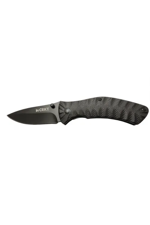 ieg™ Crkt İncendor 2078 BK Siyah Kamp Çakı 17,5cm - Manuel, Plastik Sap, Kemerlikli