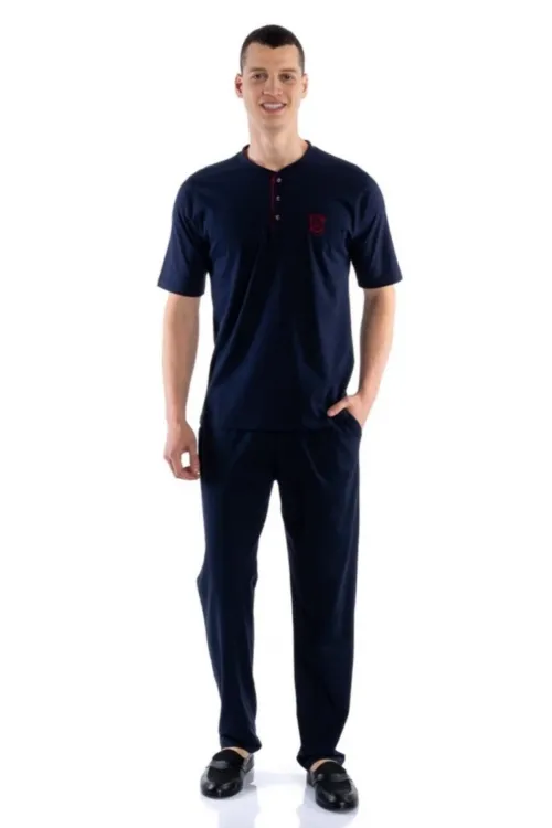ieg™ DS Damat 02000 Kısa Kol 3lü Erkek Pijama Takımı