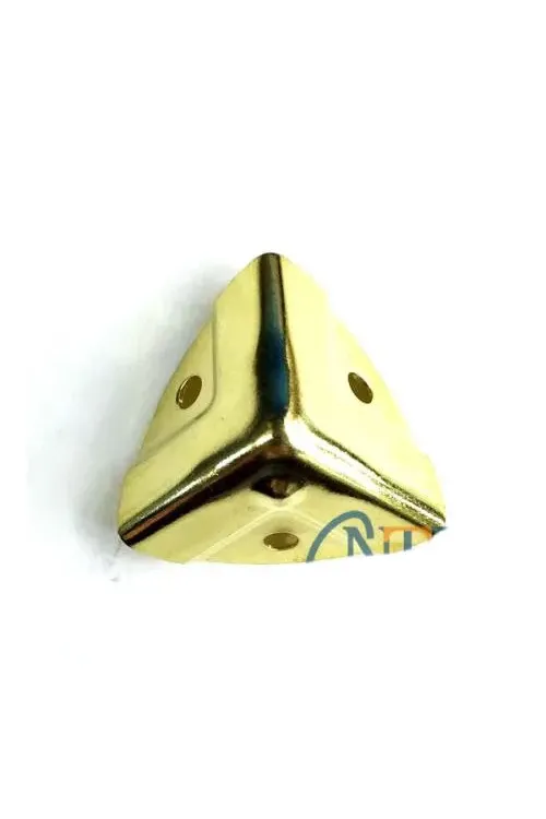 ieg™ Dekoratif, Kutu, Sandık Köşesi - 35x22 mm, Küçük, Sarı, 100 Adet