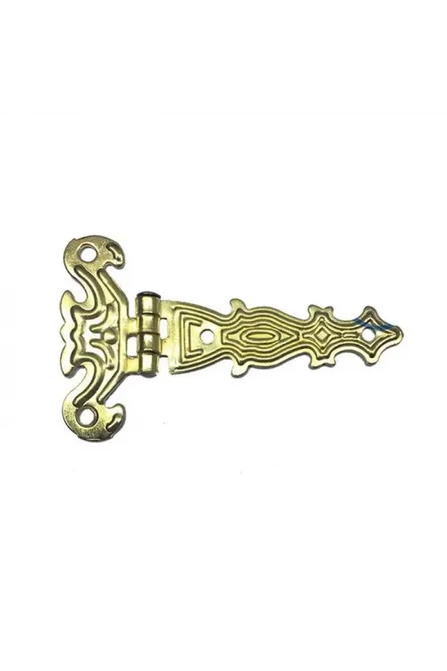 ieg™ Dekoratif, Sac Tek Kuyruklu Menteşe - 40x68 mm, Küçük, Sarı, 100 Adet